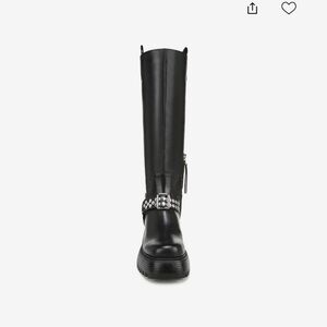 Circus by Sam Edelman Black Studded Heeled Boots